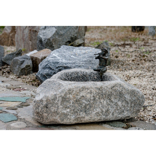 FOUDEBASSIN.COM Granit Trog klein mit Finn 250049000 42065