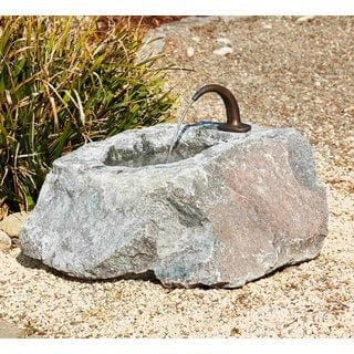 FOUDEBASSIN.COM Granit Trog mit Wasserauslauf 910056900 42042