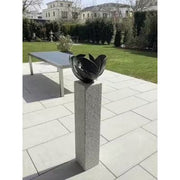 FOUDEBASSIN.COM Granitstele groß, fein gestockt 270013900 21006