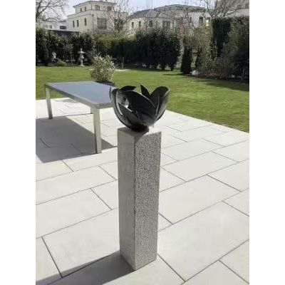 FOUDEBASSIN.COM Granitstele groß, fein gestockt 270013900 21006