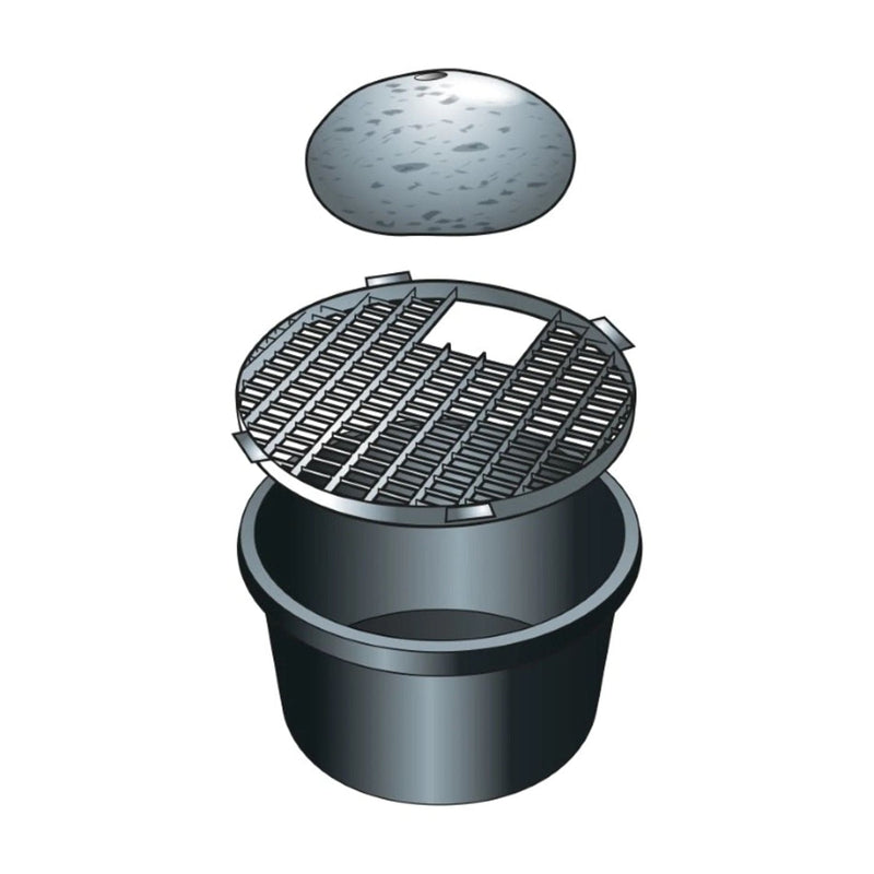 Foudebassin.com Pièces détachées Grille de recouvrement pour bassine Ø61 CM - Ubbink 8711465220194 1322019