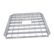 FOUDEBASSIN.COM Grille métallique de recouvrement 40 x 40 - galvanisée, charge max. 150kg/m², pour Victoria Quadro 4 - 40 x 40 cm 8711465220125 1322012