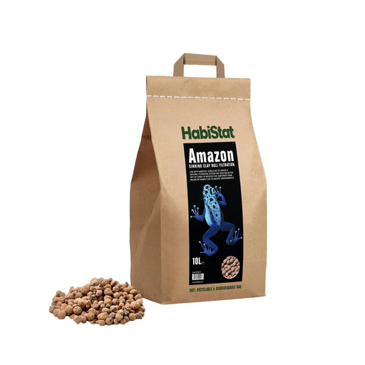 FOUDEBASSIN.COM Substrats pour reptiles HABISTAT AMAZON SINKING CLAY BALL FILTRATION SUBSTRATE 10 LITRES 5027407000278 R4100045
