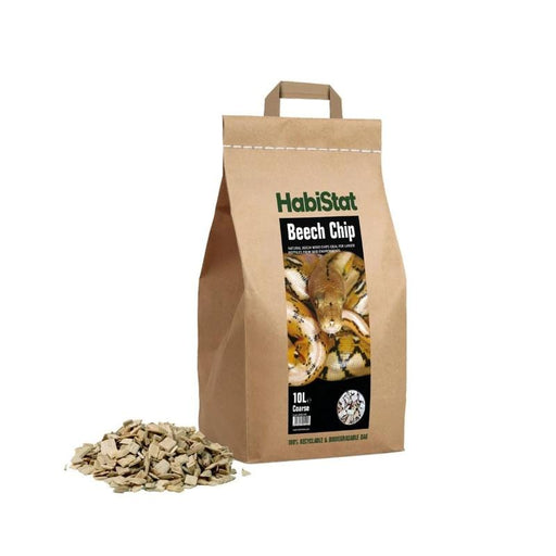 FOUDEBASSIN.COM Substrats pour reptiles HABISTAT BEECH CHIP SUBSTRATE COARSE 10 LITRES 5027407001404 R4100010