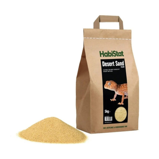 FOUDEBASSIN.COM Substrats pour reptiles HABISTAT DESERT SAND YELLOW 5 KG 5027407000124 R4100110