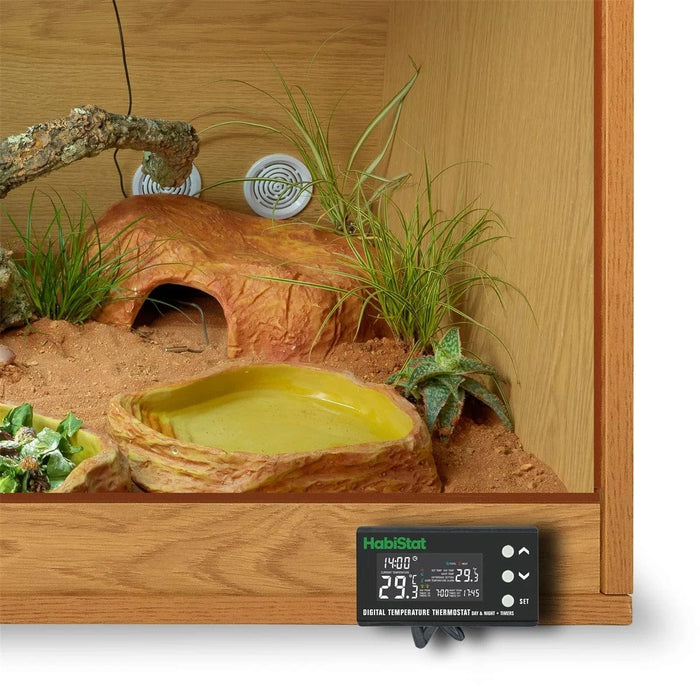 FOUDEBASSIN.COM HABISTAT DIGITAL TEMPERATURE THERMOSTAT DAY/NIGHT TIMER 5027407009486 R3100245