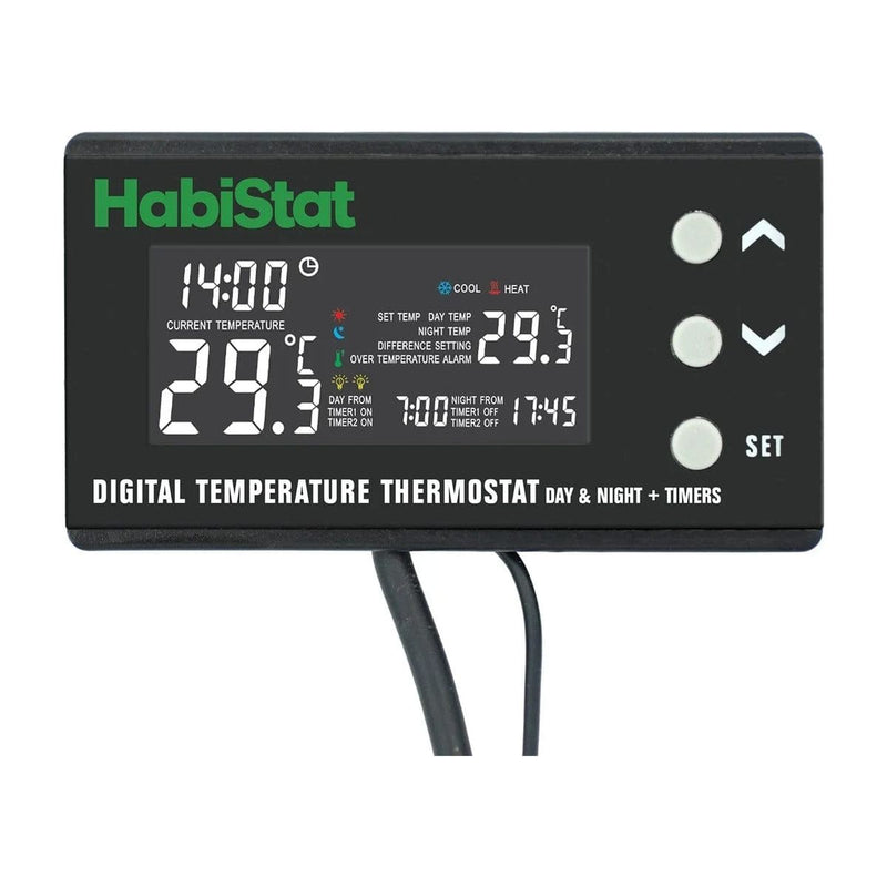 FOUDEBASSIN.COM HABISTAT DIGITAL TEMPERATURE THERMOSTAT DAY/NIGHT TIMER 5027407009486 R3100245