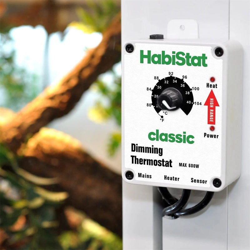 FOUDEBASSIN.COM HABISTAT DIMMING THERMOSTAT HIGH RANGE WHITE 600 WATT 5027407013360 R3100225