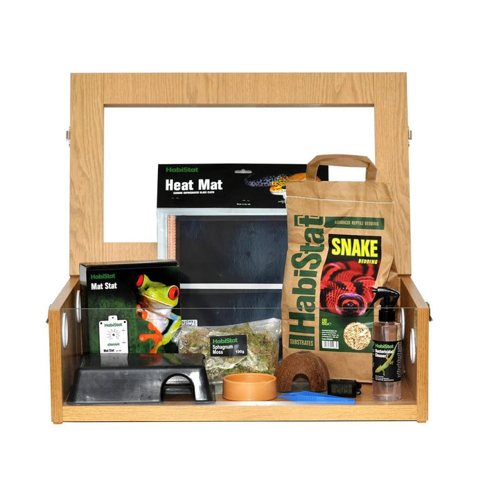 FOUDEBASSIN.COM HABISTAT HATCHLING SNAKE STARTER KIT OAK 61X38X30CM 5027407014251 R1100285