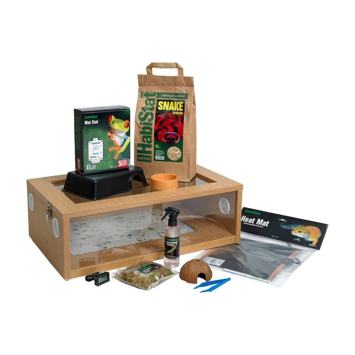 FOUDEBASSIN.COM HABISTAT HATCHLING SNAKE STARTER KIT OAK 61X38X30CM 5027407014251 R1100285