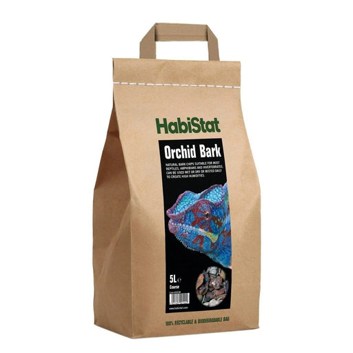 FOUDEBASSIN.COM Substrats pour reptiles HABISTAT ORCHID BARK SUBSTRATE COARSE 5 LITRES 5027407001442 R4100080