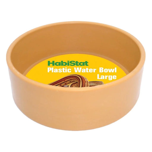 FOUDEBASSIN.COM HABISTAT ROUND PLASTIC WATER BOWL LARGE 13 X 13 X 4.5CM 	5027407014046 R3100040