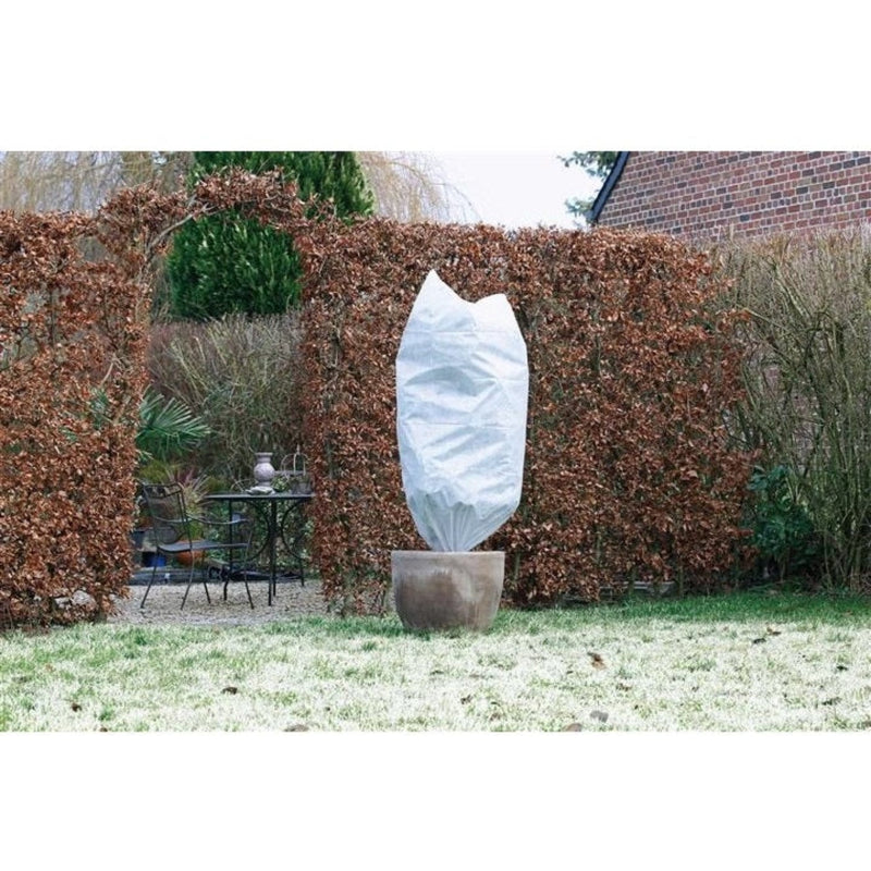 FOUDEBASSIN.COM Housse d'hivernage incl. cordelette de serrage - PP, blanc, 50 g/m² - Ø50 cm x 1 m - 3 x 8711338301203 6030120