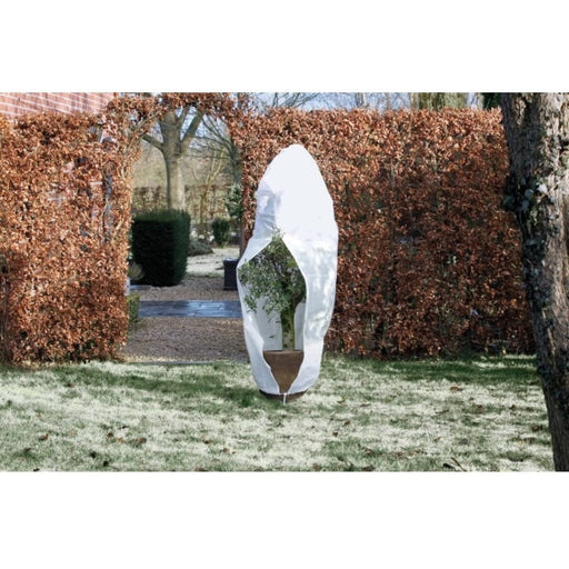 FOUDEBASSIN.COM Housse d'hivernage incl. cordelette de serrage / zip de fermeture - PP, blanc, 70 g/m² - Ø250 cm x 3,00 m 8711338301357 6030135