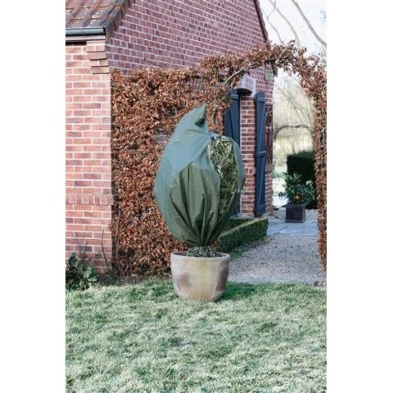 FOUDEBASSIN.COM Housse d'hivernage incl. cordelette de serrage / zip de fermeture - PP, vert, 70 g/m² - Ø150 cm x 2,00 m 8711338301319 6030131