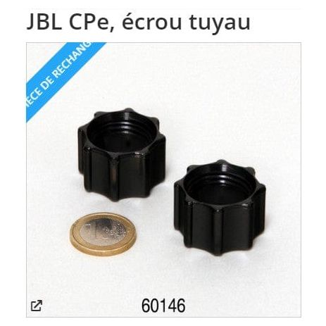 FOUDEBASSIN.COM JBL CPe, écrou tuyau pour e1502 Pièces détachées pour JBL CRISTALPROFI e1502 greenline 4014162601469 6014600