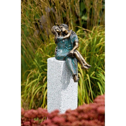 FOUDEBASSIN.COM Junges Glück auf Granitstele, gestockt (Stele 65 cm hoch) 460039900 88598