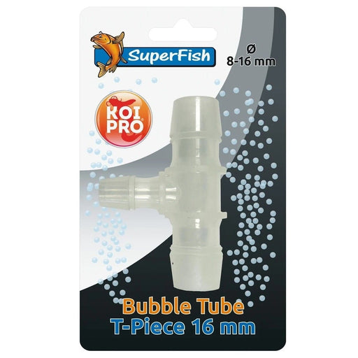 FOUDEBASSIN.COM KOI PRO BUBBLE TUBE T PIECE 16 MM 8715897338991 08010180