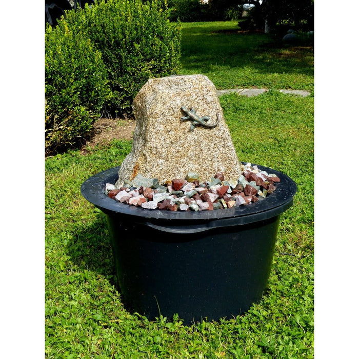 FOUDEBASSIN.COM Komplettset-Brunnen mit Quellkammer und Eidechse 88105 54789511990 994344