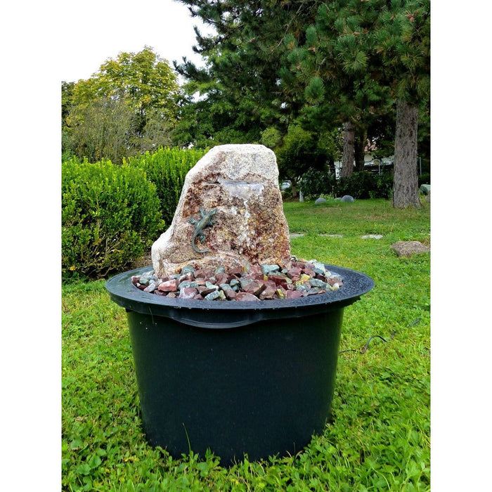 FOUDEBASSIN.COM Komplettset-Brunnen Wasserfallstein mit Eidechse 88105 8548912990 994347