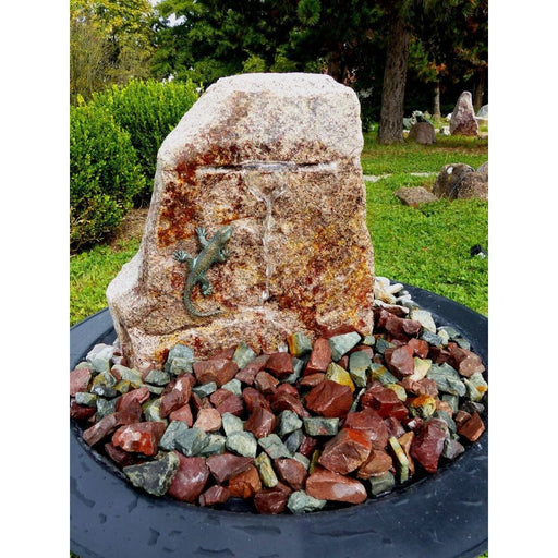 FOUDEBASSIN.COM Komplettset-Brunnen Wasserfallstein mit Eidechse 88105 8548912990 994347