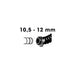 FOUDEBASSIN.COM Lot de colliers de serrage double fil galva - Ø10,5 / Ø12 mm - 2 x 8711465100953 1510095