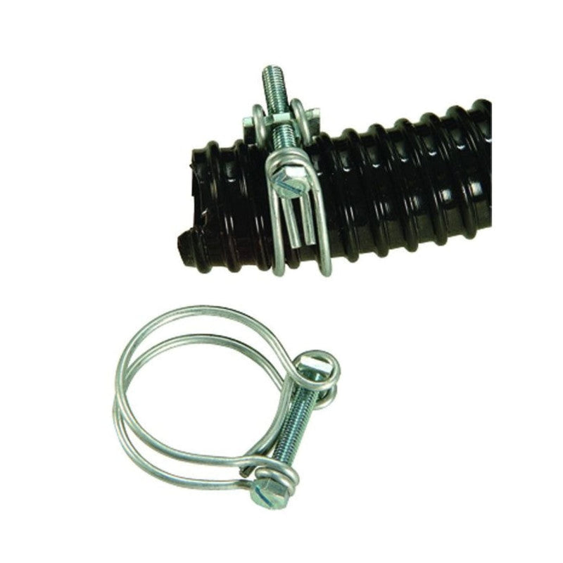 FOUDEBASSIN.COM Lot de colliers de serrage double fil galva - Ø10,5 / Ø12 mm - 2 x 8711465100953 1510095