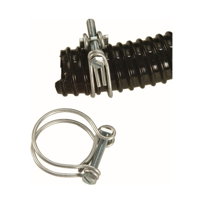 FOUDEBASSIN.COM Lot de colliers de serrage double fil galva - Ø12,5 / Ø15 mm - 2 x 8711465100960 1510096