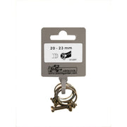 FOUDEBASSIN.COM Lot de colliers de serrage double fil galva - Ø20 / Ø23 mm - 2 x 8711465100977 1510097