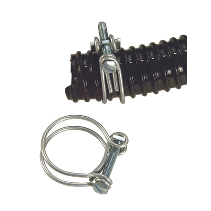 FOUDEBASSIN.COM Lot de colliers de serrage double fil galva - Ø20 / Ø23 mm - 2 x 8711465100977 1510097