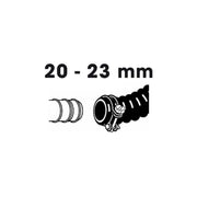 FOUDEBASSIN.COM Lot de colliers de serrage double fil galva - Ø20 / Ø23 mm - 2 x 8711465100977 1510097