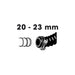 FOUDEBASSIN.COM Lot de colliers de serrage double fil galva - Ø20 / Ø23 mm - 2 x 8711465100977 1510097