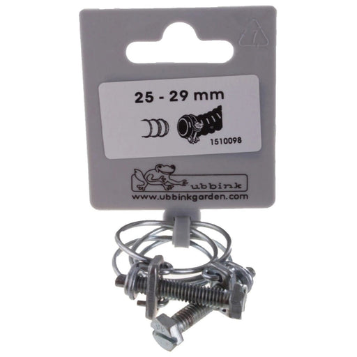 FOUDEBASSIN.COM Lot de colliers de serrage double fil galva - Ø25 / Ø29 mm - 2 x 8711465100984 1510098