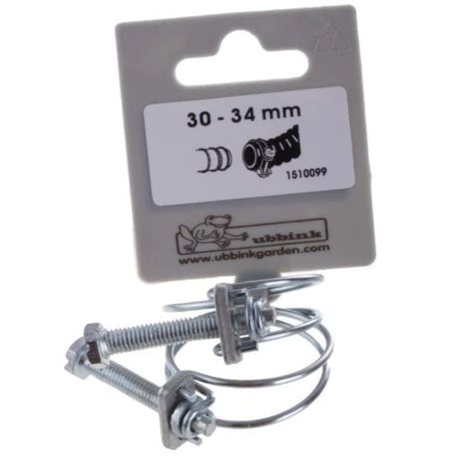 FOUDEBASSIN.COM Lot de colliers de serrage double fil galva - Ø30 / Ø34 mm - 2 x 8711465100991 1510099