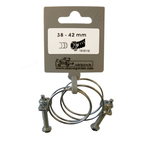 FOUDEBASSIN.COM Lot de colliers de serrage double fil galva - Ø38 / Ø42 mm - 2 x 8711465101103 1510110