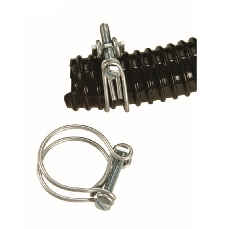 FOUDEBASSIN.COM Lot de colliers de serrage double fil galva - Ø38 / Ø42 mm - 2 x 8711465101103 1510110