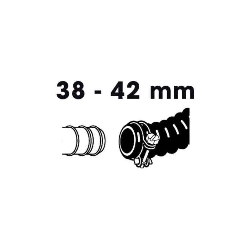 FOUDEBASSIN.COM Lot de colliers de serrage double fil galva - Ø38 / Ø42 mm - 2 x 8711465101103 1510110