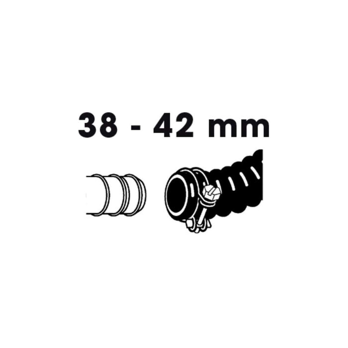 FOUDEBASSIN.COM Lot de colliers de serrage double fil galva - Ø38 / Ø42 mm - 2 x 8711465101103 1510110