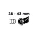 FOUDEBASSIN.COM Lot de colliers de serrage double fil galva - Ø38 / Ø42 mm - 2 x 8711465101103 1510110