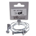 FOUDEBASSIN.COM Lot de colliers de serrage double fil galva - Ø42 / Ø47 mm - 2 x 8711465101004 1510100