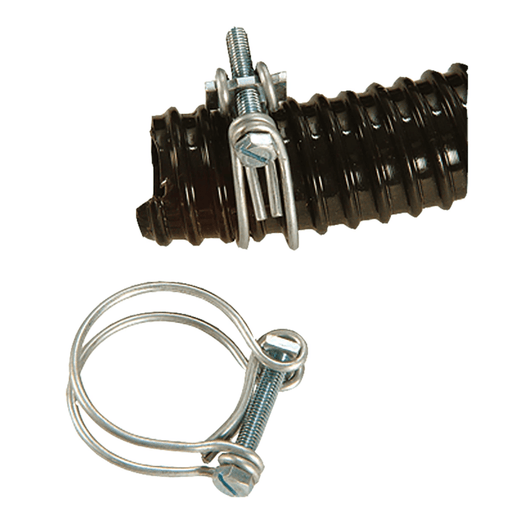 FOUDEBASSIN.COM Lot de colliers de serrage double fil galva - Ø50 / Ø55 mm - 2 x 8711465101110 1510111