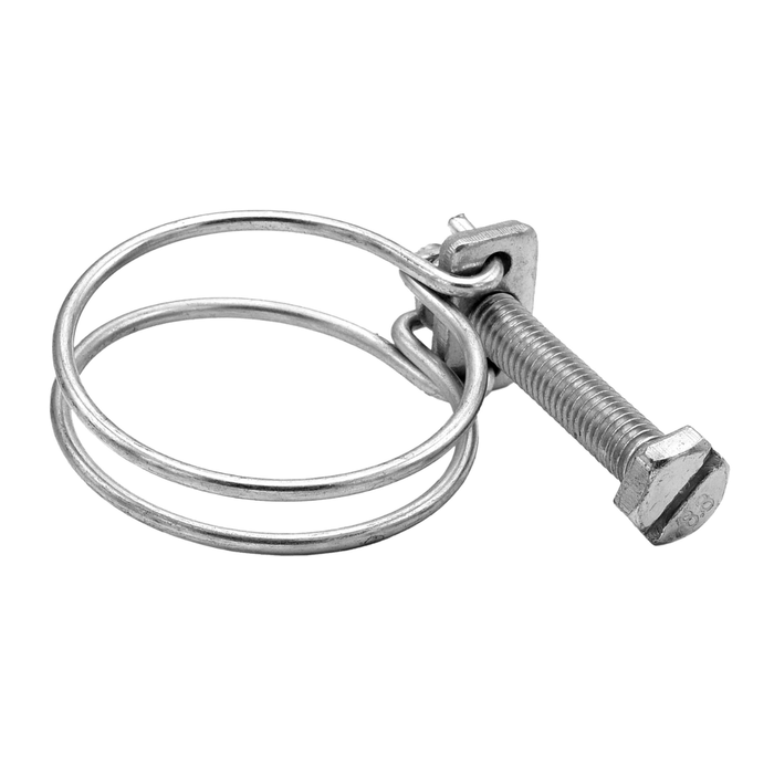 FOUDEBASSIN.COM Lot de colliers de serrage double fil galva - Ø50 / Ø55 mm - 2 x 8711465101110 1510111