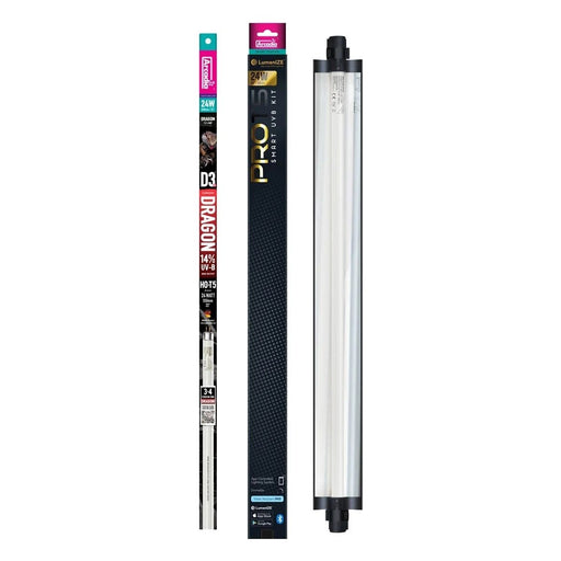 FOUDEBASSIN.COM LUMENIZE PRO T5 UVB KIT DRAGONLAMP 14% UVB 24 WATT 	5018296000685 R2200065
