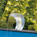 FOUDEBASSIN.COM MAMBA® Acrylic LED - cascade Piscine - Acryl 4mm, incl. accessoires de raccordement 1 ½" - LED ring 1x21 blanc froid, transfo AC 12V/DE-06-12W, Lumen 185, EEK A+, 2,5 Watt - H54 x 47,5 x 30 cm 8711465046374 7504637