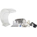 FOUDEBASSIN.COM MAMBA® Acrylic LED - cascade Piscine - Acryl 4mm, incl. accessoires de raccordement 1 ½" - LED ring 1x21 blanc froid, transfo AC 12V/DE-06-12W, Lumen 185, EEK A+, 2,5 Watt - H54 x 47,5 x 30 cm 8711465046374 7504637