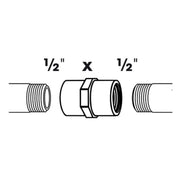 FOUDEBASSIN.COM Manchon double 2 x filetage femelle/femelle - Ø13 (½") x Ø13 (½") mm 8711465100007 1510000