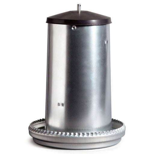 FOUDEBASSIN.COM Mangeoires & Abreuvoirs MANGEOIRE A TREMIE+COUVERCLE MÉTAL 18KG/ 22L 5400351002787