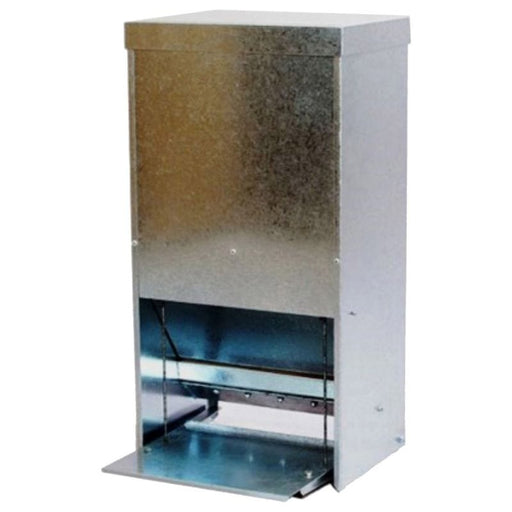 FOUDEBASSIN.COM Mangeoires & Abreuvoirs MANGEOIRE AUTOMATIQUE GALVANISEE 10 KG 5400351002930