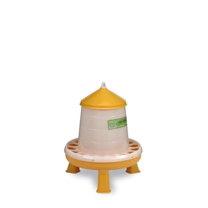 FOUDEBASSIN.COM Mangeoires & Abreuvoirs MANGEOIRE BIO SUR PIEDS VOLAILLES 4 KG 8435039013646