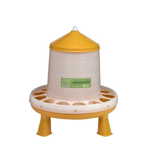 FOUDEBASSIN.COM Mangeoires & Abreuvoirs MANGEOIRE BIO SUR PIEDS VOLAILLES 8 KG 8435039013653
